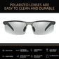 Męskie okulary przeciwsłoneczne z soczewkami fotochromowymi i powłoką antyrefleksyjną.