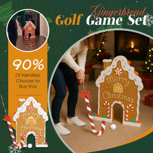 🎅 Zestaw do gry w golfa Gingerbread – najlepsza gra świąteczna