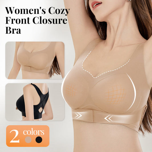💕Wygodny, bezszwowy biustonosz push-up z zapięciem z przodu dla kobiet🎁