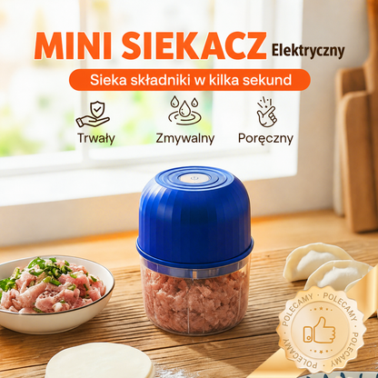 😍💥 KONIEC Z KROJENIEM! Bezprzewodowy mini rozdrabniacz – wydajność, która zaskakuje + elegancki design 🖤✨ Bateria USB-C – gotowy do pracy zawsze!