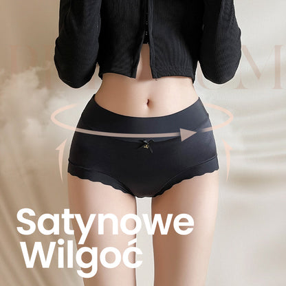❤️Bezszwowe majtki kontrolujące brzuch z satyny i jedwabiu