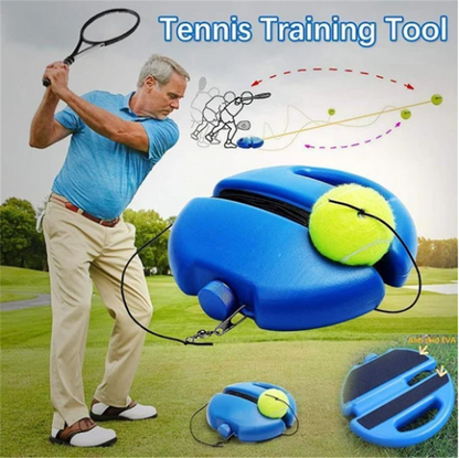 KIT Tennis Trainer – narzędzie do samodzielnej nauki, z regulowaną wysokością i stabilną podstawą – poprawia Twój zamach i celność w każdym miejscu 💪