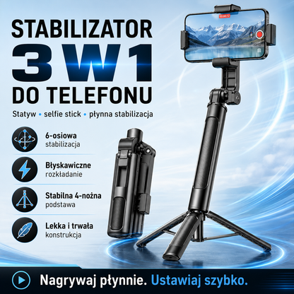 Czteronożny kij do selfie do telefonu