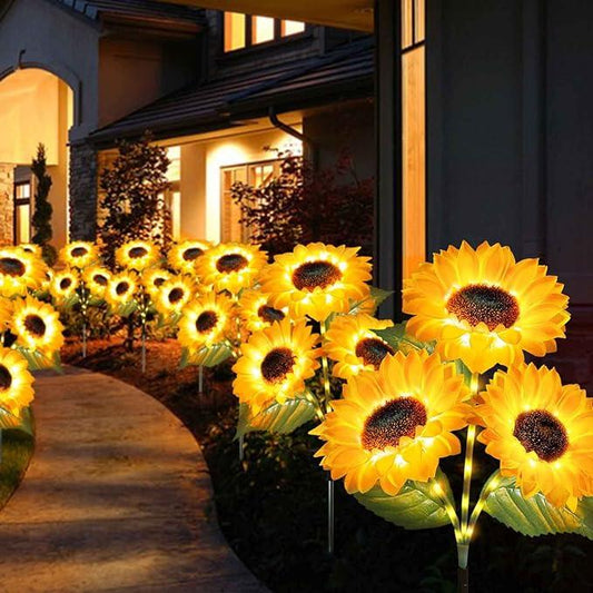 ⏳Ograniczona czasowo zniżka 50%🌞Ogródkowe lampki LED w kształcie słonecznika – 29,6 cala/75 cm