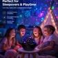 Lampki nocne z obrotowym projektorem gwiazd typu 2 w 1