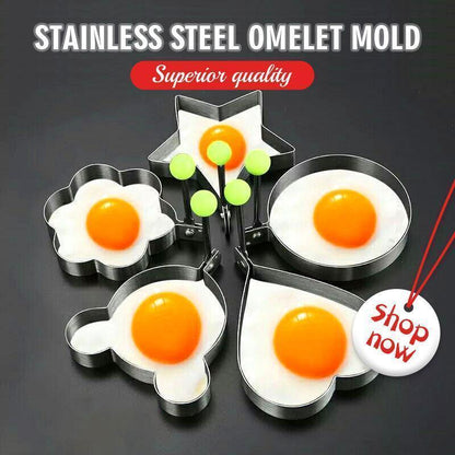 🥳 Spraw, by życie stało się przyjemniejsze  💁 Formy do omletów ze stali nierdzewnej