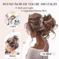 💁‍♀️OSTATNI DZIEŃ – KUP 1, DRUGI W PREZENCIE + DARMOWY PREZENT!!💗Gumki do włosów z przedłużeniami do niechlujnych, kręconych koków