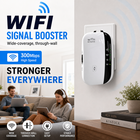 WZMACNIACZ SYGNAŁU WI-FI (szeroki zasięg, przenika przez ściany)
