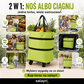 🔥-50% TYLKO TERAZ! Koniec z dźwiganiem zakupów — składany wózek 2w1 z cichymi kółkami 🛒