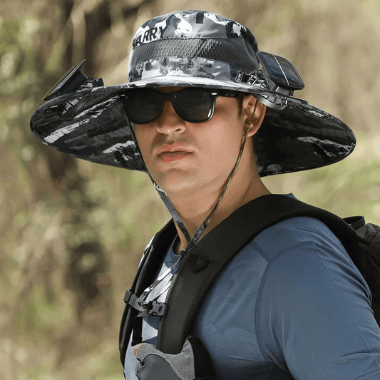 ☀️Letnia promocja: 50% zniżki na 🧢kapelusz przeciwsłoneczny z szerokim rondem, idealny na wędkowanie, z wbudowanym portem USB