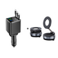 ⏳Ograniczona czasowo zniżka 50%⏰Szybka ładowarka samochodowa 7 w 1 z wyświetlaczem napięcia i funkcją automatycznego zwijania – USB-C dla urządzeń z systemem Android i Lightning dla urządzeń Apple🔋📱