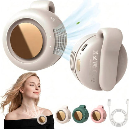 🧣💨50% RABATU! Wentylator bezłopatkowy – ultralekki i z funkcją szybkiego ładowania w 1,5 godziny ⚡🌀