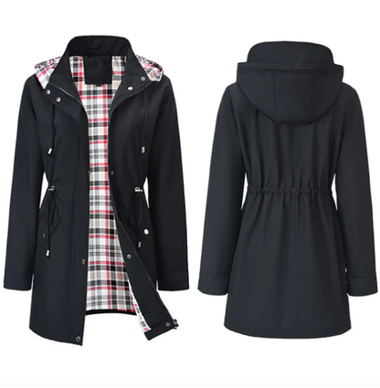 💗🧥Najlepsza wodoodporna kurtka damska w kratkę