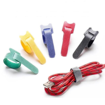 ✨ Paski Klejące z Klittenbandem T-type – Organizacja Kabli Bez Bałaganu! 🔌🧵
