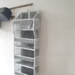🏠 OGRANICZONA PROMOCJA –50%! 📦 Wiszący organizer z 5 półkami o dużej pojemności – siatkowe kieszenie, elastyczny i wytrzymały materiał 🌿