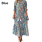 🔥Drugi element odzieży -40%🔥💃Eleganckie sukienki boho z kwiatowym nadrukiem