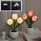 ✨ Sztuczna Lampa Tulipanowa – Romantyczna Dekoracja i Lampka Noc w Jednym! ✨