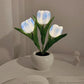 ✨ Sztuczna Lampa Tulipanowa – Romantyczna Dekoracja i Lampka Noc w Jednym! ✨
