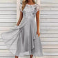 Elegantes Damenkleid mit Rundhalsausschnitt