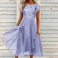 Elegantes Damenkleid mit Rundhalsausschnitt
