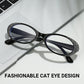 👓Kocie okulary do czytania z blokadą niebieskiego światła