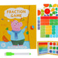 ✨ Montessori Magnetyczna Książka z Układanką Ułamkową – Nauka Ułamków = Zabawa dla Dziecka! ✨