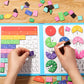 ✨ Montessori Magnetyczna Książka z Układanką Ułamkową – Nauka Ułamków = Zabawa dla Dziecka! ✨