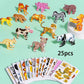 🦖 47% zniżki! 🧩 Puzzle logiczne 3D – zestaw 50 elementów z kolorowymi dinozaurami z kreskówek 🎨✨