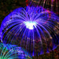 🎄✨ Magiczna lampa Solar Jellyfish | Ciepłe białe światło + światło tęczy, wodoodporna 💧