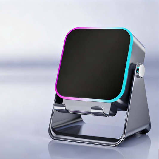 🔊 PODSTAWKA AUDIO Z ŁADOWANIEM – 5W1: GŁOŚNIK + STOJAK + ŁADOWARKA + OŚWIETLENIE! ✨