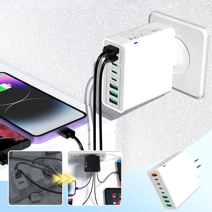 ✨🔌 HUB ŁADOWANIA 150W – 8 PORTÓW USB DLA WSZYSTKICH URZĄDZEŃ! ✨
