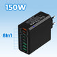 ✨🔌 HUB ŁADOWANIA 150W – 8 PORTÓW USB DLA WSZYSTKICH URZĄDZEŃ! ✨