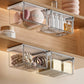 ✨ Transparent Drawer-Style Cabinet Organizer – Effortless Access, Zero Clutter, Damage-Free Installation! ✨