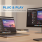 📺✨ Bezprzewodowy Nadajnik i Odbiornik HDMI – Plug&amp;Play, Full HD 1080P, Wszechstronna Kompatybilność! ✨