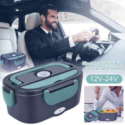 ✨ Elektryczna Śniadaniówka Podgrzewająca 1,5L 60W – Ciepłe Posiłki Wszędzie i Zawsze! ✨
