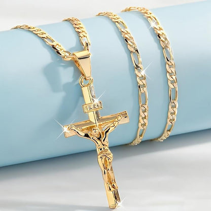 ✨✝️ NASZYJNIK Z KRZYŻEM KATOLICKIM – WIARA I ELEGANCJA W JEDNYM! ✨✝️