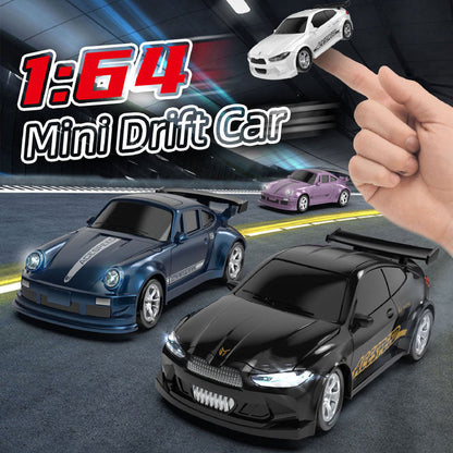 ✨ Mini Drift Samochód RC 1:64 z Światłami – Kompaktowy, Przenośny i Full Emocje! ✨