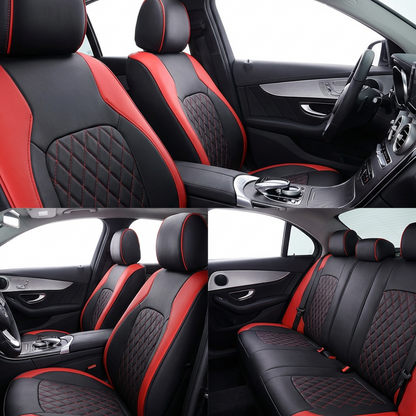 ✨ Faux Leather Car Seat Covers – Luxury Protection &amp; Universal Fit! 🚗💺