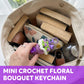 ✨ Ręczny Mini Bukiet z Prędek – Akcesorium Modowe + Brelok | 42 Stylów na Każdy Gust! 🌸🔑