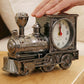 ✨ Retro Budzik w Kształcie Lokomotywy 18x6x12cm | Mechanizm Kwarcowy | Trwała ABS | 3 Kolory | Dekoracyjny! 🚂⏰