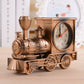 ✨ Retro Budzik w Kształcie Lokomotywy 18x6x12cm | Mechanizm Kwarcowy | Trwała ABS | 3 Kolory | Dekoracyjny! 🚂⏰
