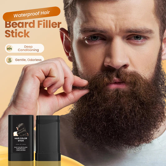 🧔‍♂️ Wodoodporny sztyft do wypełniania włosów i brody – ukryj siwe włosy, natychmiastowy, naturalny efekt! ✨