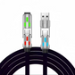 🚀 Cavo di ricarica rapida RGB universale 4 in 1 – versione completamente migliorata per prestazioni ottimali! 🔌⚡