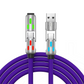 🚀 Cavo di ricarica rapida RGB universale 4 in 1 – versione completamente migliorata per prestazioni ottimali! 🔌⚡