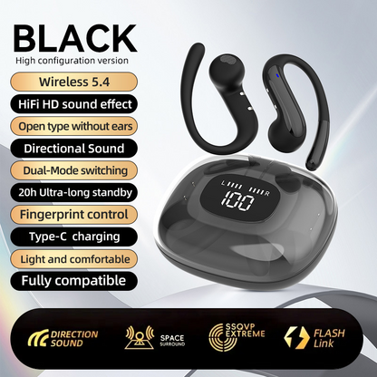 🥳WYPRZEDAŻ 2026🥳💞Ponad 50 tys. sprzedanych egzemplarzy!⚡ 50% ZNIŻKI! Wygodne słuchawki douszne Bluetooth do pracy i rozrywki