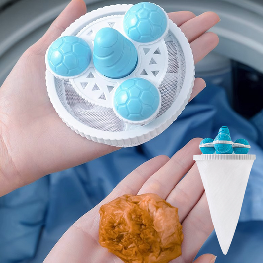 🧼Ulepszony worek filtracyjny do pralki, usuwający włosy, czyszczący, pływająca kula do prania
