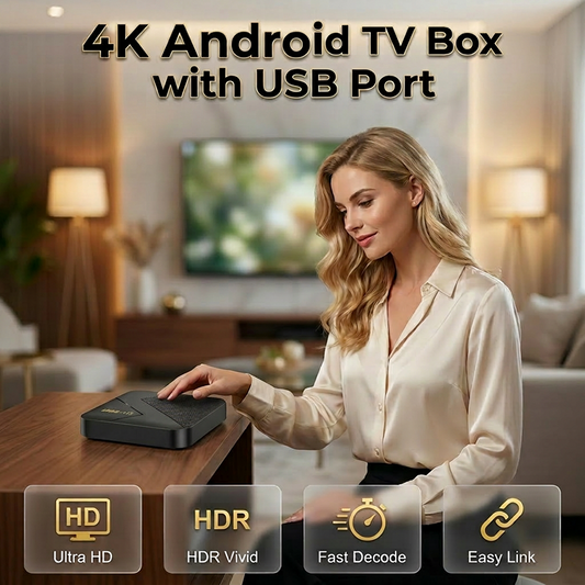 📺🔥 TYLKO TERAZ –50%! Urządzenie Android TV z Bluetooth – zmień zwykły telewizor w centrum rozrywki!