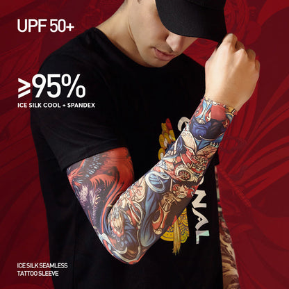 Jedwabna opaska Ice Tatoo z ochroną przed promieniowaniem UV
