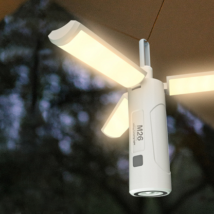 Składana latarka turystyczna LED z obrotem o 360°