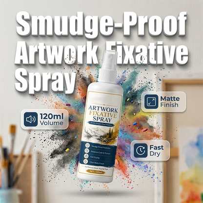 🥳WYPRZEDAŻ 2026🥳💞Sprzedano ponad 50 tys.!🎨🖌️ 50% ZNIŻKI! Szybkoschnący spray utrwalający – chroni rysunki węglem i pastelami przed rozmazywaniem. Bardzo drobna mgiełka, nie kapie. Matowe wykończenie, kolory pozostają wierne! 🛡️✨